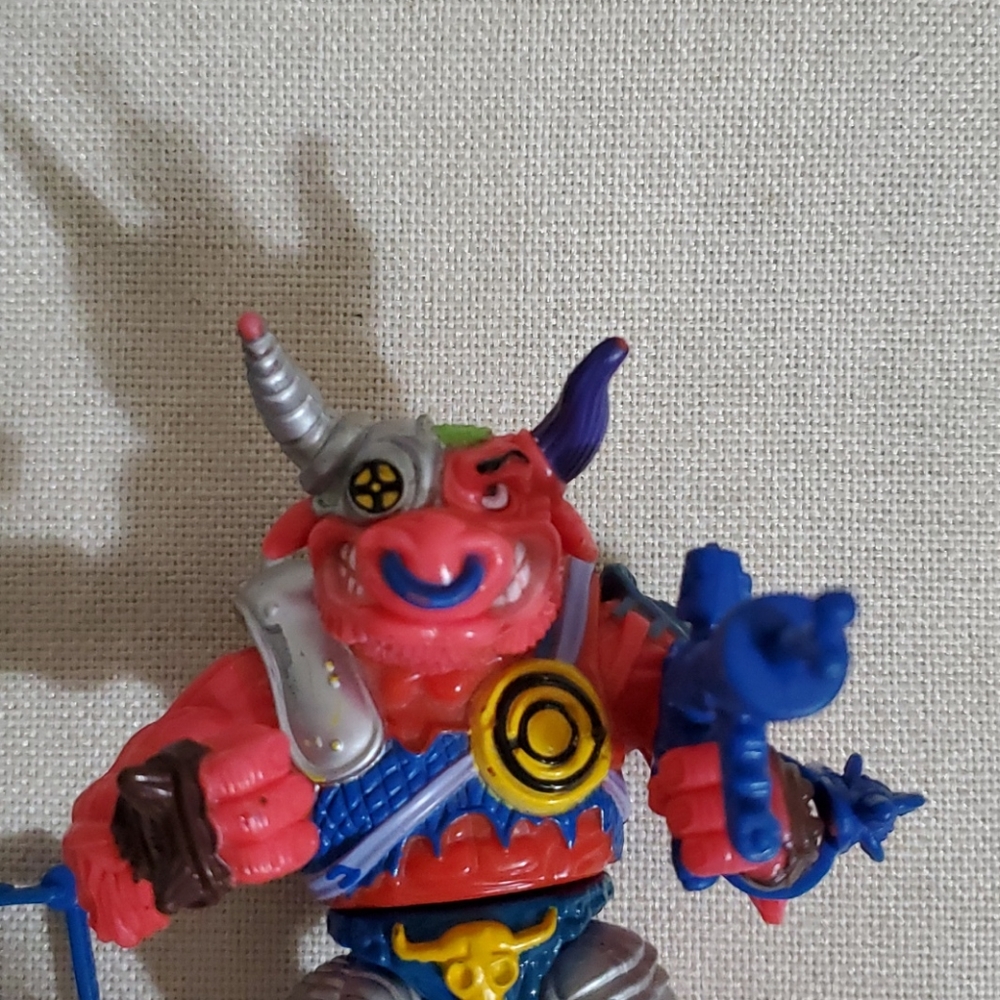 ⭐️VINTAGE⭐️TMNT 1991 Groundchuck with Guns - Picture 6 of 13